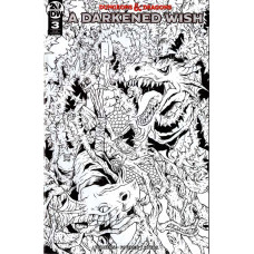 Dungeons and Dragons - A Darkened Wish #3 – Black and White - Variant Cover