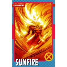 X-Men #4 – Dauterman Sunfire Trading Card Cover